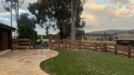 Crazy Pattern Stone Floor External Tiling Picture 2